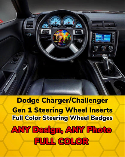 2006-2010 Charger/Challenger Steering Wheel Insert - Forged Concepts