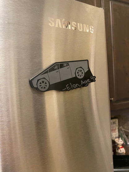Tesla Cybertruck Magnet - Forged Concepts