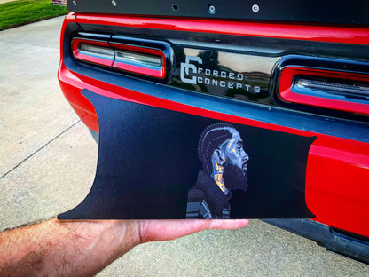 CUSTOM Full Color Tail Light Divider (Challenger) - Forged Concepts