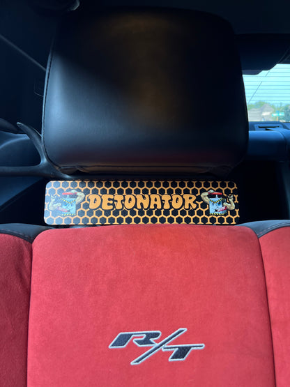 Custom Head Rest Plaques (2 Included) - Forged Concepts
