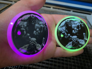 Custom LED CupHolders ANY DESIGN. (Includes 2) - Forged Concepts