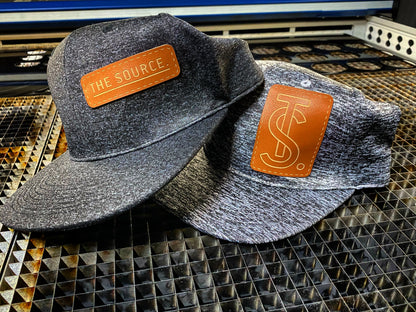 Custom Hat w/leather patch (any design, any color hat) - Forged Concepts