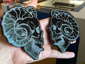 Evil Horned Skulls (2) - Forged Concepts