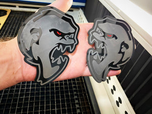 Evil Red Eye Ape Badges - Forged Concepts