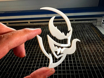 White Venom Badges (2 included) - Forged Concepts