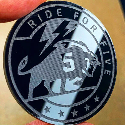 Ride for Five (1 Badge) - Forged Concepts