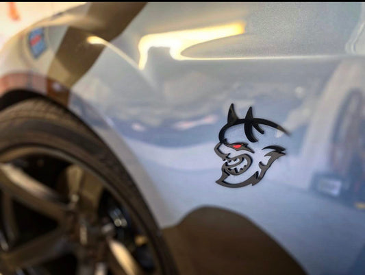 Custom Devil Badges (2 included)