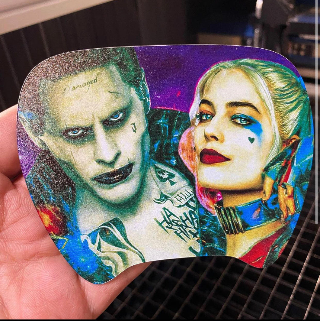 Joker/Harley Quinn Steering Wheel Insert - Forged Concepts