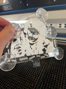 LED Custom Window Mounted Badge (Includes Suction Cups)