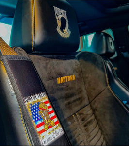 TWO Custom Seatbelt Covers ANY IMAGE - Forged Concepts