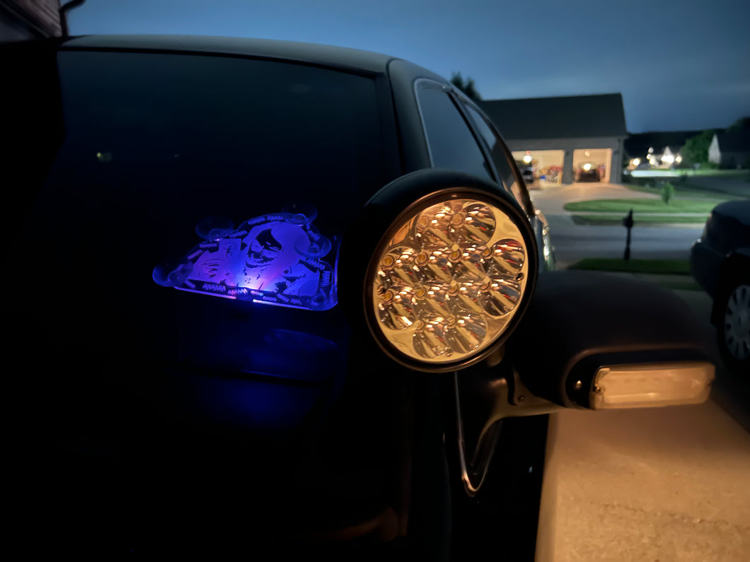 LED Custom Window Mounted Badge (Includes Suction Cups)