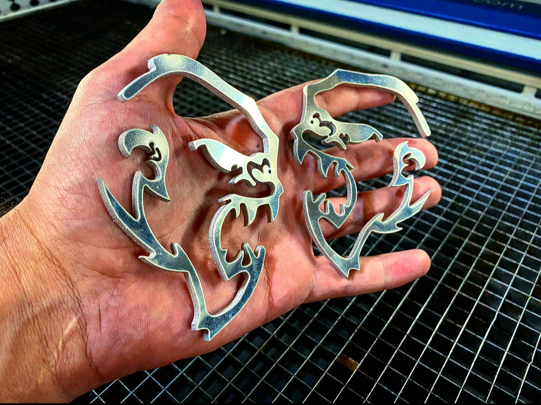 Solid Metal Gorillas (2 Included)