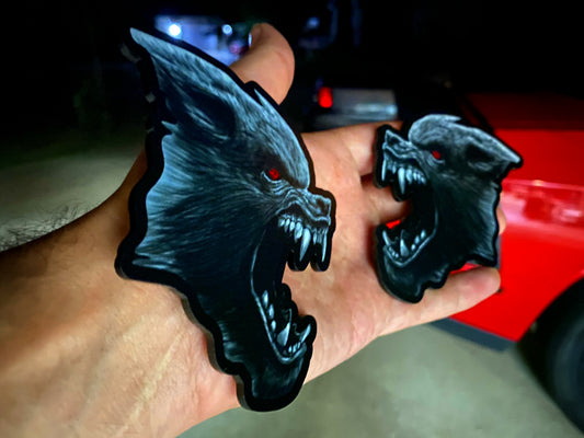 Rabid Wolf Badges - Forged Concepts