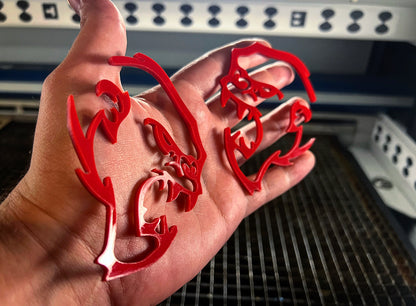 RED Mean Gorillas (2 included) - Forged Concepts