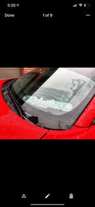 LED Custom Window Mounted Badge (Includes Suction Cups)
