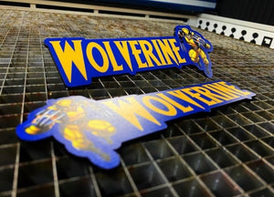 Wolverine Full Color Badges (2) FREE SHIPPING - Forged Concepts