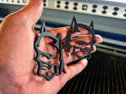 Batman HellBat Badges (2 included) - Forged Concepts