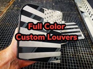 Custom Full Color Charger Louvers (2014+) (ANY DESIGN) - Forged Concepts