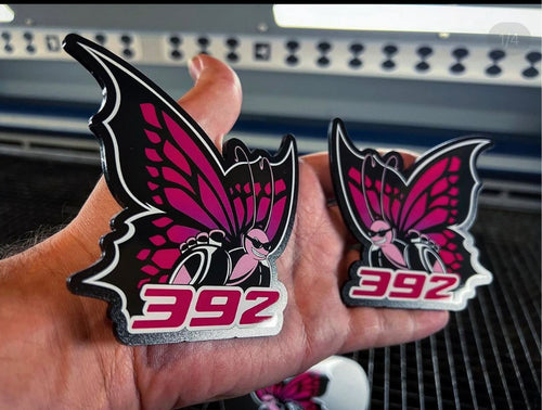 Custom Butterfly Badges