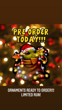 Load image into Gallery viewer, Baby Yoda VERSION 2 Ornament (FREE SHIPPING) LIMITED RUN - Forged Concepts