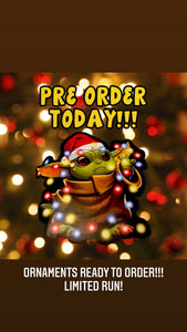 Baby Yoda VERSION 2 Ornament (FREE SHIPPING) LIMITED RUN - Forged Concepts