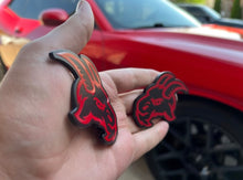 Load image into Gallery viewer, Evil goat Red/Black (2 badges) - Forged Concepts