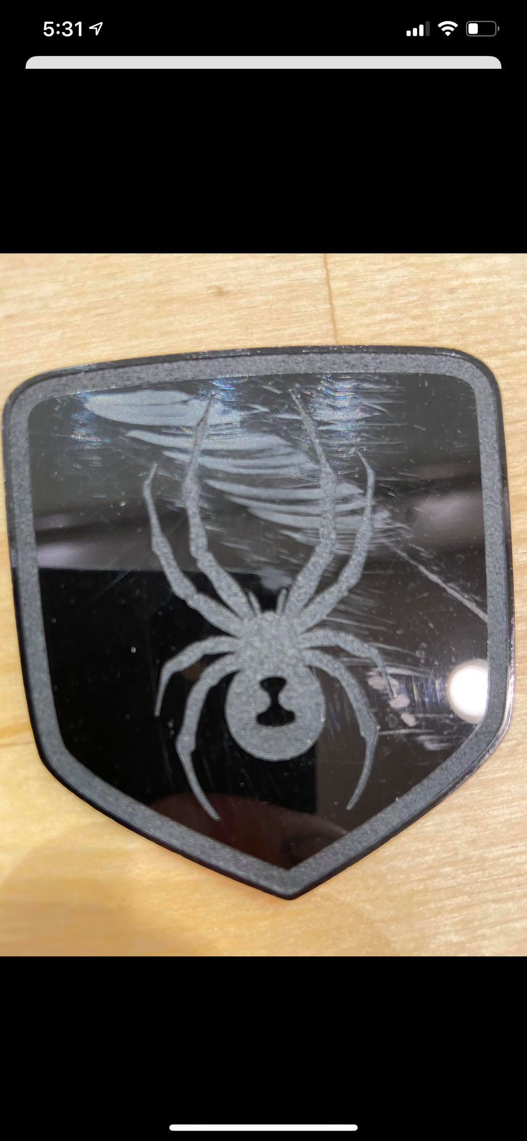 Mark J Keifer badge replacement - Forged Concepts