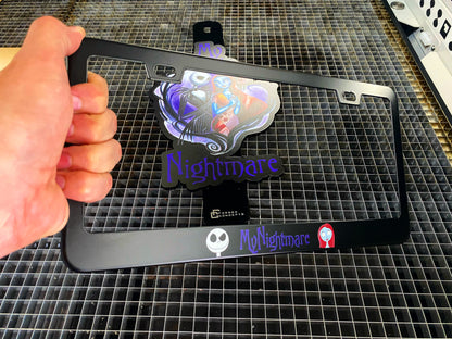 Custom METAL License Plate OR Frame (FREE SHIPPING) - Forged Concepts