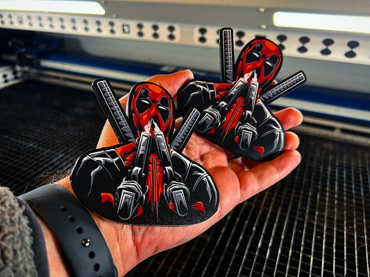 Deadpool Smoking Gun Badges (2)