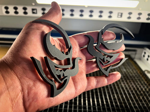 Hell Venom Badges (Matte Black)