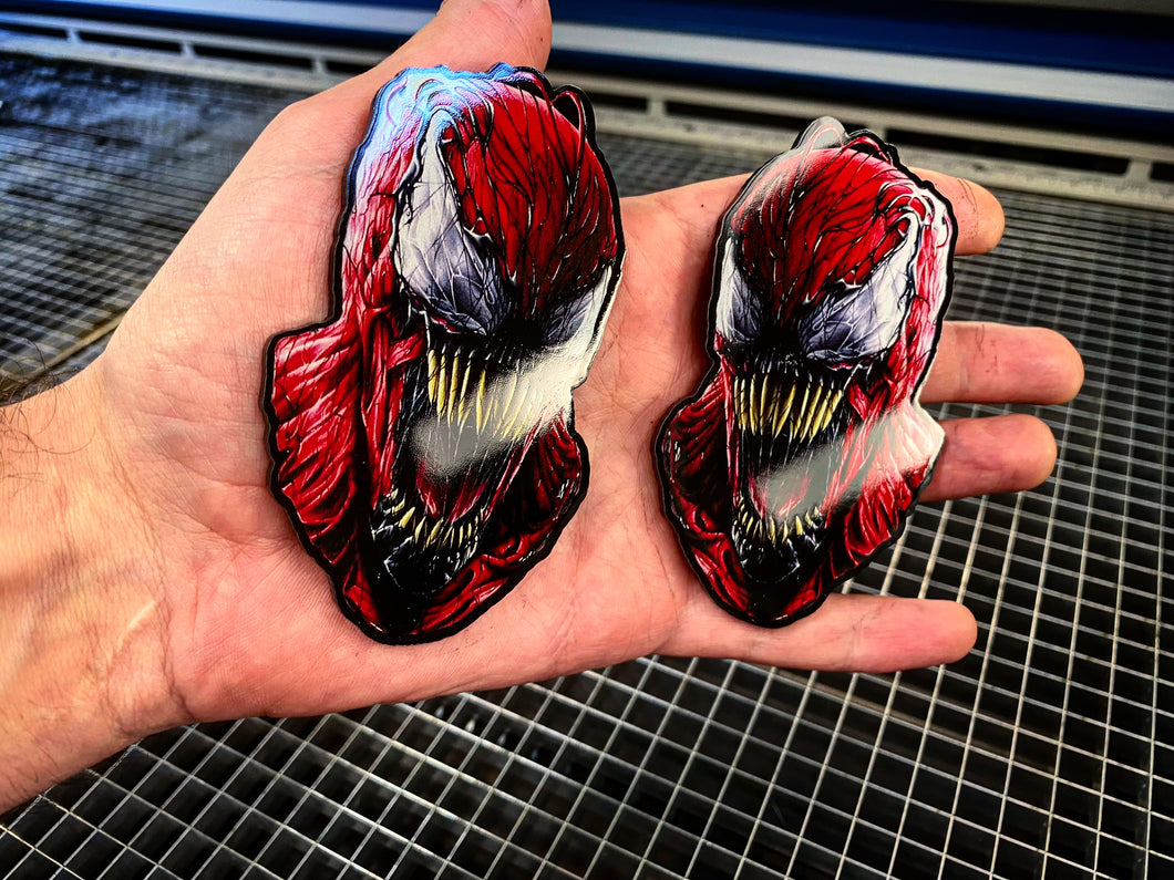 Full Color CARNAGE Badges (includes 2) - Forged Concepts