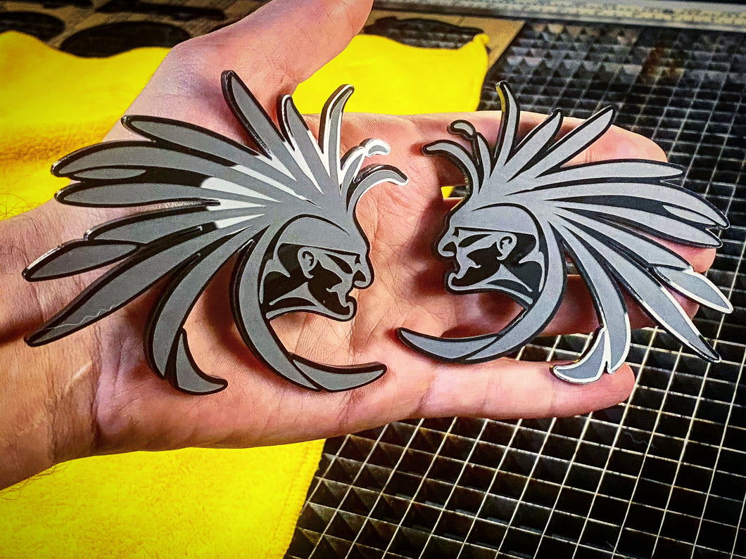 Custom Native American Badges (2) - Forged Concepts