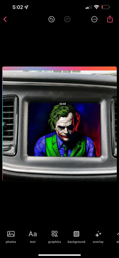 Custom Radio Plate 8.4in Uconnect - Forged Concepts