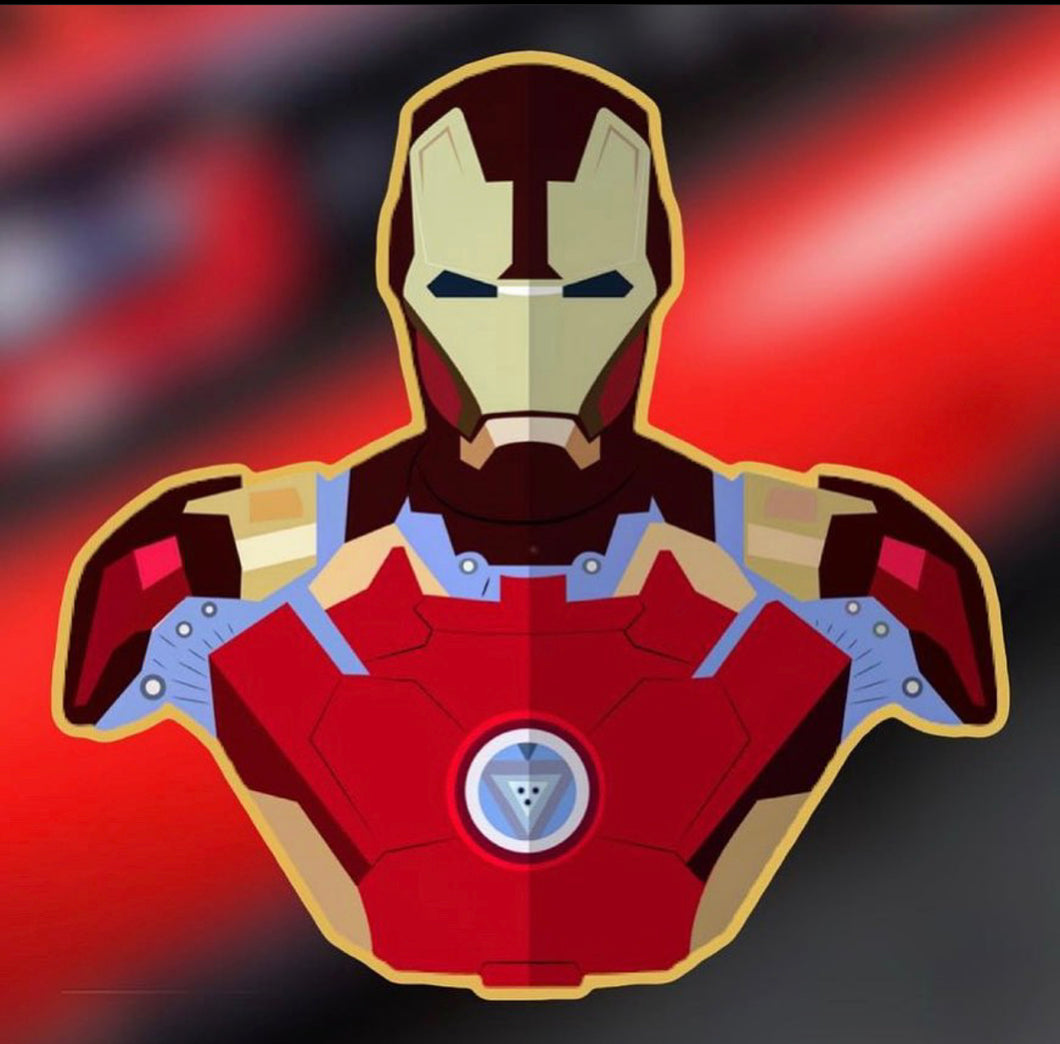 PREORDER Iron Man Glow Badge (2) - Forged Concepts