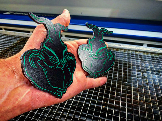 Grinch badges (2) - Forged Concepts