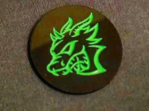 CUSTOM Challenger Fuel Lid Badge (ANY design) FREE SHIPPING - Forged Concepts