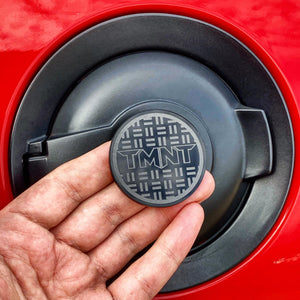 CUSTOM Challenger Fuel Lid Badge (ANY design) FREE SHIPPING - Forged Concepts