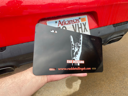 Custom METAL License Plate OR Frame (FREE SHIPPING) - Forged Concepts